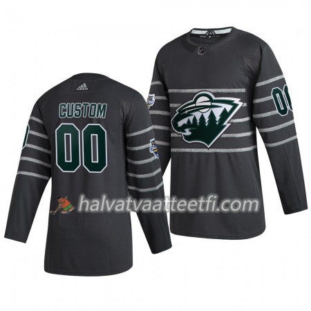Miesten NHL Minnesota Wild Pelipaita Custom Harmaa 2020 NHL All-Star Adidas Authentic